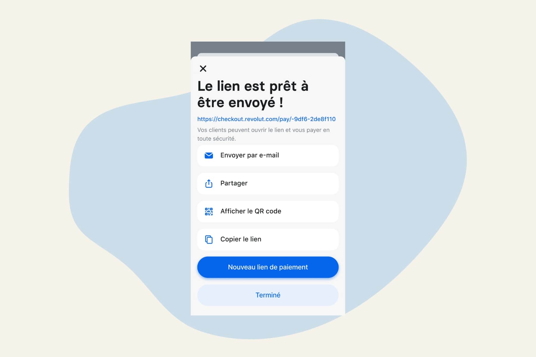 Lien de paiement Revolut