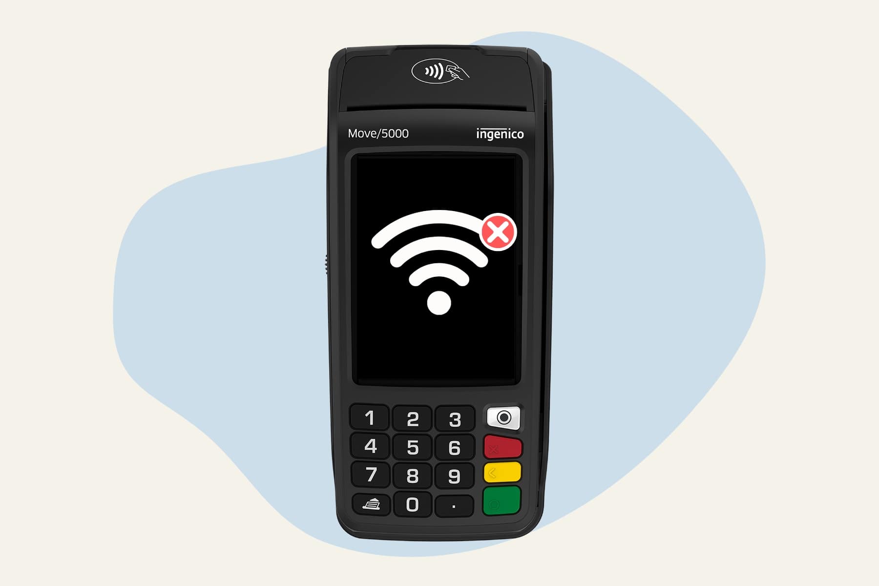 terminal-de-paiement-sans-internet TPE pour accepter les paiements par carte bancaire sans connexion WiFi ou 4G